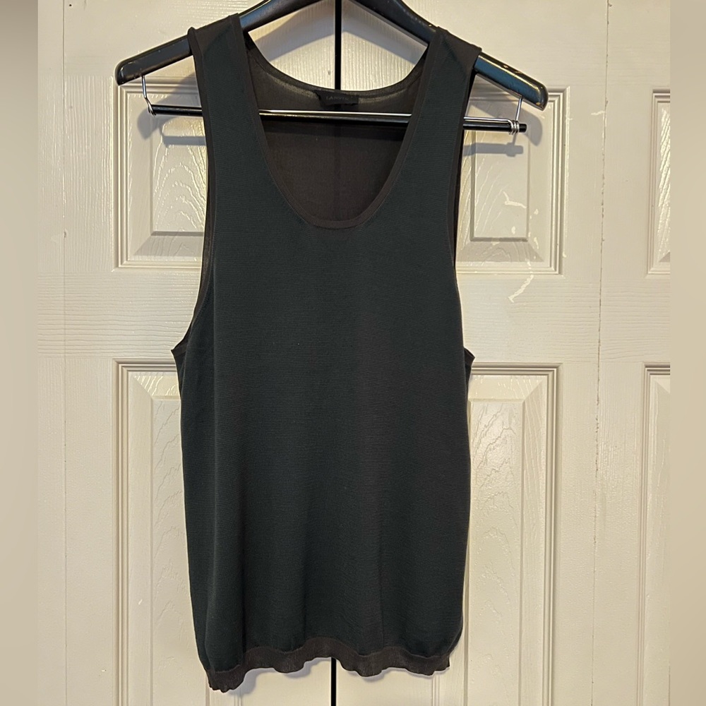 *SOLD* Beautiful and chic Lanvin runway silk knit tank.